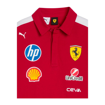 Ferrari dětské polo tričko official Teamline Replica F1 Team 2025
