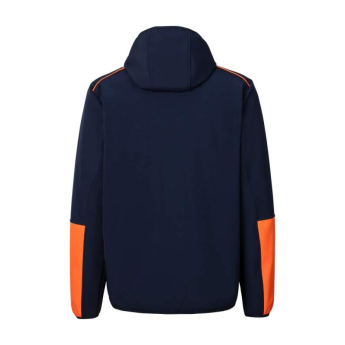Red Bull KTM pánská bunda s kapucí Softshell Grid navy