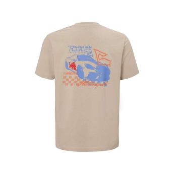 Red Bull Racing pánské tričko Porsche brown 2025