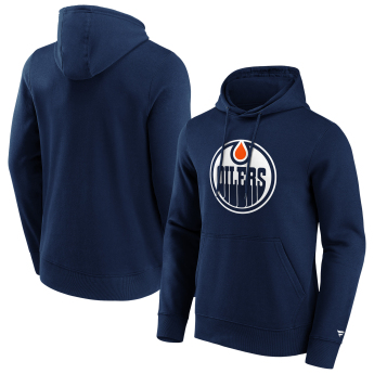 Edmonton Oilers pánská mikina s kapucí Primary Logo Graphic Hoodie navy