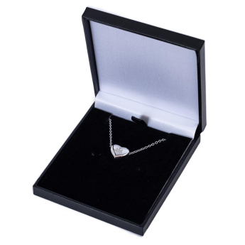 Newcastle United přívěšek na krk Stainless Steel Heart Necklace