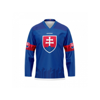 Hokejové reprezentace hokejový dres Slovakia Juraj Slafkovský #20 CCM Hockey fan blue