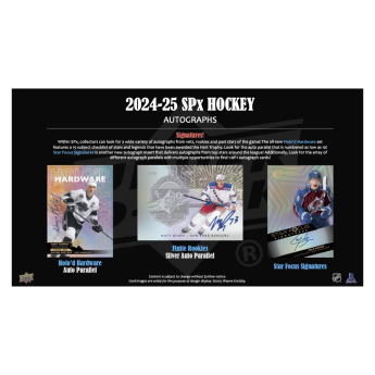 NHL boxy hokejové karty NHL 2024-25 Upper Deck SPx Hockey Hobby Box