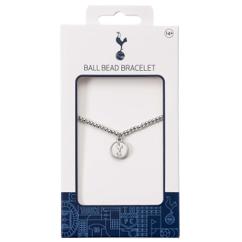 Tottenham Hotspur náramek Silver Finish Bead
