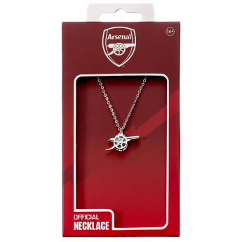 FC Arsenal přívěšek na krk Silver Finish Cannon Necklace