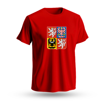 Hokejové reprezentace dětské tričko Czech republic David Pastrňák #88 National Emblem 2025 red