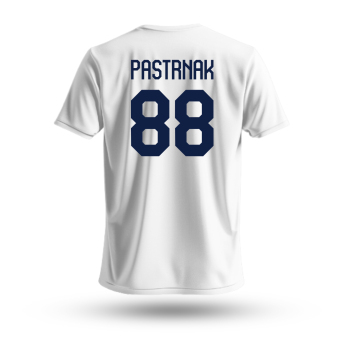 Hokejové reprezentace dámské tričko Czech Republic David Pastrňák #88 National Emblem 2025 White