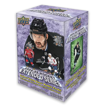 NHL boxy hokejové karty NHL 2024-25 Upper Deck Extended Series Hockey Blaster Box
