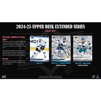NHL boxy hokejové karty NHL 2024-25 Upper Deck Extended Series Hockey Blaster Box
