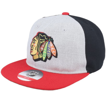 Chicago Blackhawks dětská čepice flat kšiltovka Lifestyle Deadstock Grey