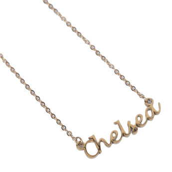 FC Chelsea přívěšek na krk Gold Plated Name Dropper Necklace