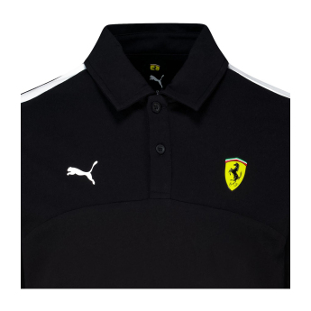 Ferrari pánské polo tričko Logo black F1 Team 2025