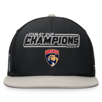 Florida Panthers čepice flat kšiltovka 2025 Stanley Cup Champions Snapback Hat black