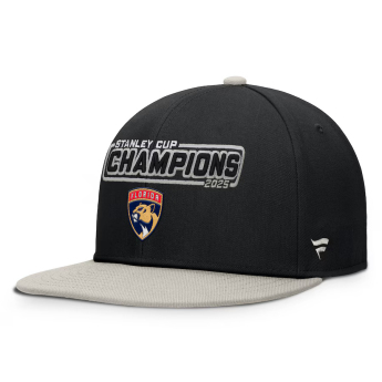 Florida Panthers čepice flat kšiltovka 2025 Stanley Cup Champions Snapback Hat black