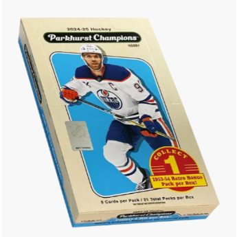 NHL boxy hokejové karty NHL 2024-25 Upper Deck Parkhurst Champions Hockey Hobby box