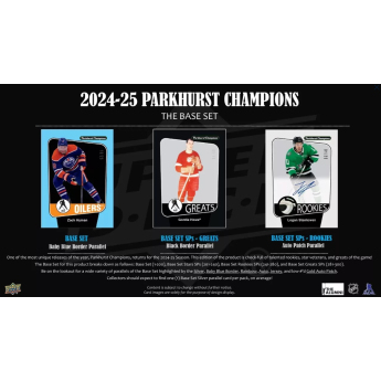 NHL boxy hokejové karty NHL 2024-25 Upper Deck Parkhurst Champions Hockey Hobby box