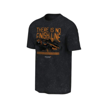 Mclaren Honda pánské tričko NE Finish line black F1Team 2025