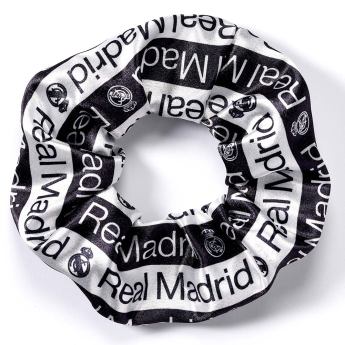 Real Madrid gumička do vlasů Text Hair Scrunchie