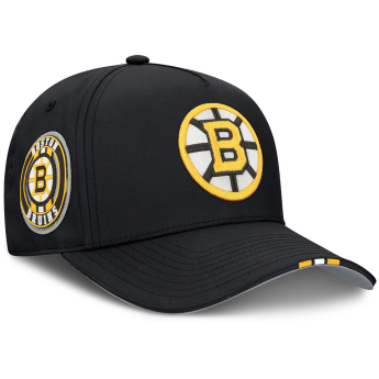 Boston Bruins čepice baseballová kšiltovka 2025 Draft Authentic Pro Structured Adjustable