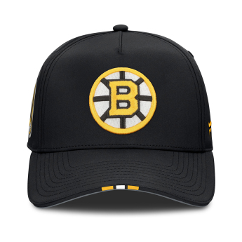 Boston Bruins čepice baseballová kšiltovka 2025 Draft Authentic Pro Structured Adjustable