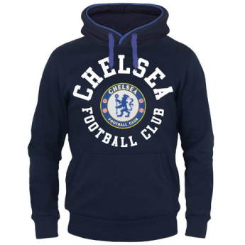FC Chelsea pánská mikina s kapucí SLab Graphic navy