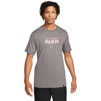 Paris Saint Germain pánské tričko Text grey