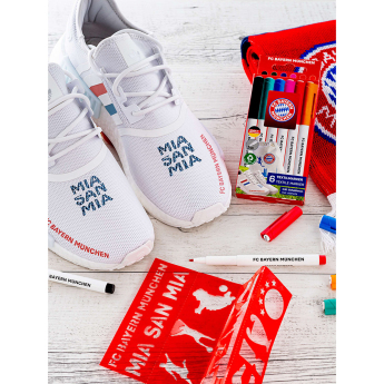 Bayern Mnichov dětské textilní fixy 6 textilmarker