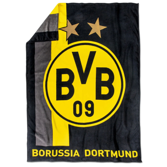 Borussia Dortmund fleecová deka Stripe