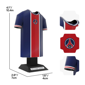 Paris Saint Germain 3D kovový model Retro Jersey Kit
