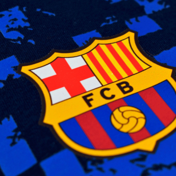 FC Barcelona pánské tričko Logos navy