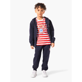 Bayern Mnichov dětská mikina s kapucí Hooded Zip navy