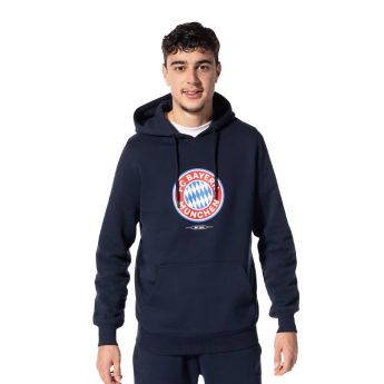 Bayern Mnichov pánská mikina s kapucí Essential navy