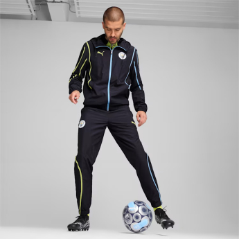 Manchester City pánská fotbalová bunda Pre-Match navy