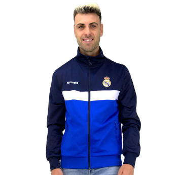 Real Madrid pánská fotbalová bunda Plus azul