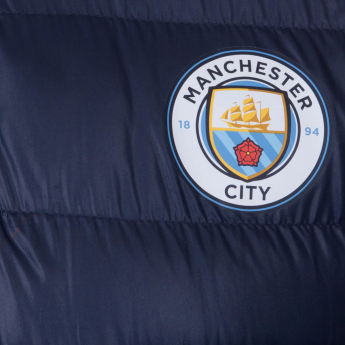 Manchester City pánská bunda s kapucí Winter navy