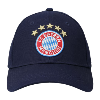 Bayern Mnichov dětská čepice baseballová kšiltovka Crest navy