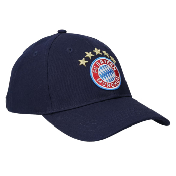 Bayern Mnichov dětská čepice baseballová kšiltovka Crest navy