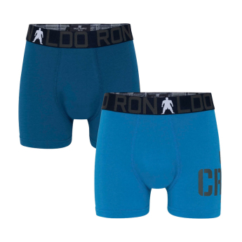 Cristiano Ronaldo dětské boxerky 2pack CR7 Bamboo blue