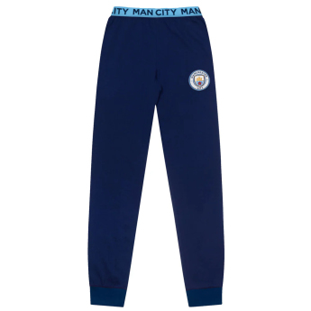 Manchester City pánské pyžamo Long Stripe