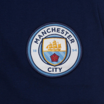 Manchester City pánské pyžamo Long Stripe