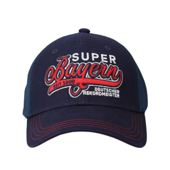 Bayern Mnichov čepice baseballová kšiltovka Trucker Super navy