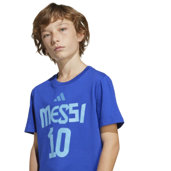 Lionel Messi dětské tričko MESSI Name and number blue