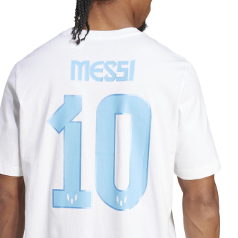 Lionel Messi pánské tričko MESSI Name and number white