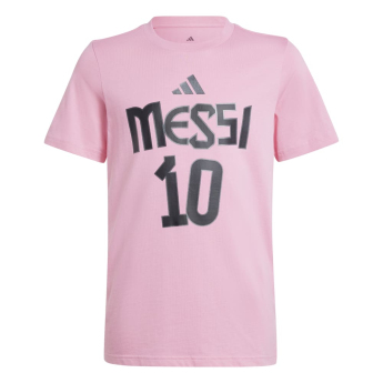 Lionel Messi dětské tričko MESSI Name and number pink