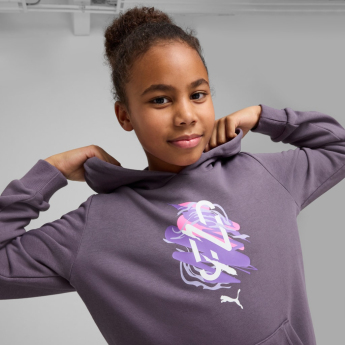Neymar Jr dětská mikina s kapucí NEYMAR JR Creativity purple