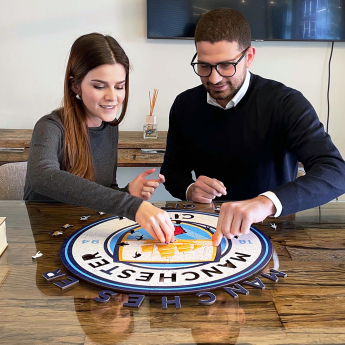Manchester City dřevěné puzzle Crest 150 pcs