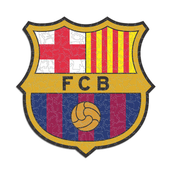 FC Barcelona dřevěné puzzle Crest 270 pcs
