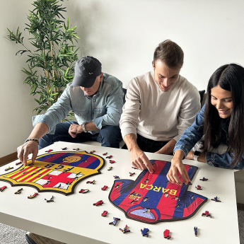 FC Barcelona dřevěné puzzle Crest 270 pcs