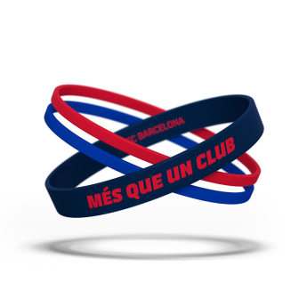 FC Barcelona gumový náramek Locked blaugrana