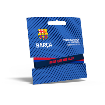 FC Barcelona gumový náramek Locked blaugrana